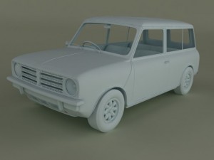 austin mini clubman estate 3D Model