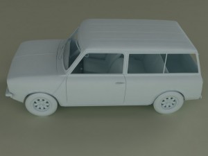 austin mini clubman estate 3D Model