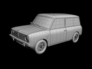 austin mini clubman estate 3D Model