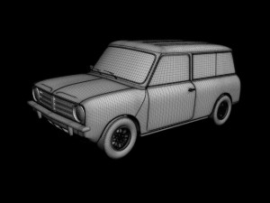 austin mini clubman estate 3D Model