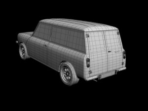 austin mini clubman estate 3D Model