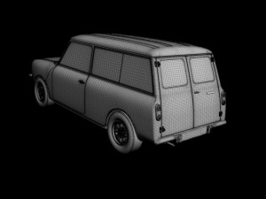 austin mini clubman estate 3D Model