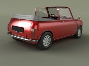 crayford mini convertible Model 3D