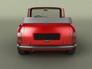 crayford mini convertible Model 3D