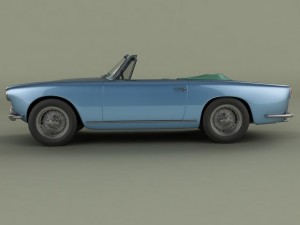 alfa romeo 1900 ss cabrio 3D Модель