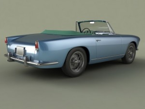 alfa romeo 1900 ss cabrio 3D Модель