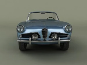 alfa romeo 1900 ss cabrio 3D Model