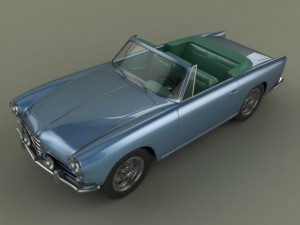 alfa romeo 1900 ss cabrio 3D Модель