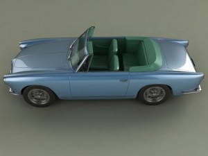 alfa romeo 1900 ss cabrio 3D Модель
