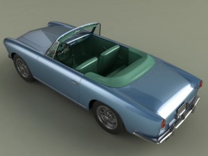 alfa romeo 1900 ss cabrio 3D Модель