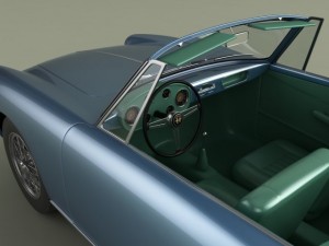 alfa romeo 1900 ss cabrio 3D Модель