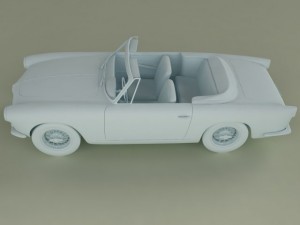 alfa romeo 1900 ss cabrio 3D Модель