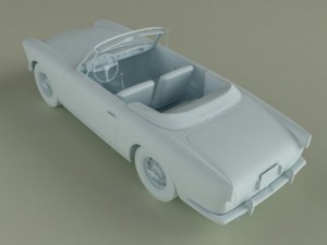 alfa romeo 1900 ss cabrio 3D Модель