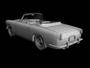 alfa romeo 1900 ss cabrio 3D Модель
