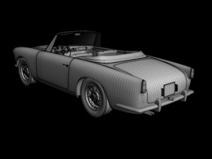 alfa romeo 1900 ss cabrio 3D Модель