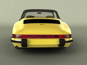 porsche 911 targa 1974 Modelo 3D