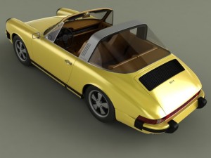porsche 911 targa 1974 3D Model
