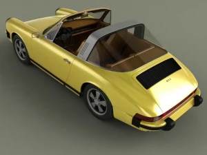 porsche 911 targa 1974 Modelo 3D