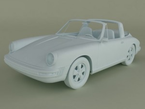 porsche 911 targa 1974 3D Model