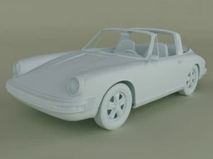 porsche 911 targa 1974 Modelo 3D