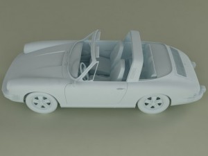 porsche 911 targa 1974 3D Model