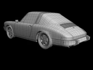 porsche 911 targa 1974 Modelo 3D