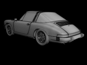 porsche 911 targa 1974 3D Model