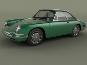 porsche typ 754 3D मॉडल