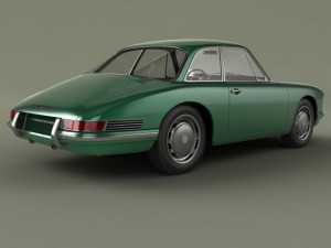 porsche typ 754 Modelo 3D