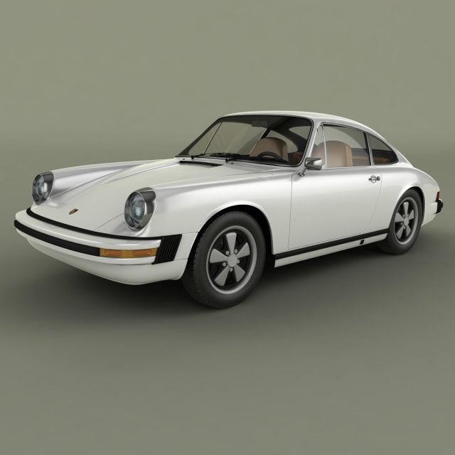porsche 911 1974 Modelo 3D .c4d .max .obj .3ds .fbx .stl .blend