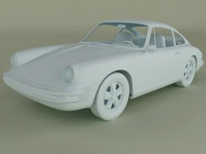porsche 911 1974 3D Model