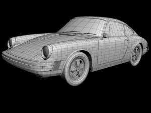 porsche 911 1974 3D Model
