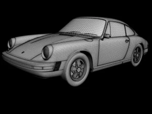 porsche 911 1974 3D Model