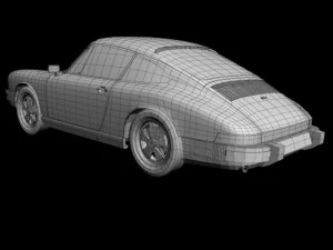 porsche 911 1974 3D Model