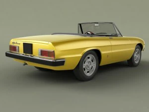 alfa romeo spider 3D Model