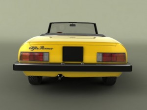 alfa romeo spider Modello 3D
