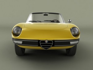 alfa romeo spider Modello 3D