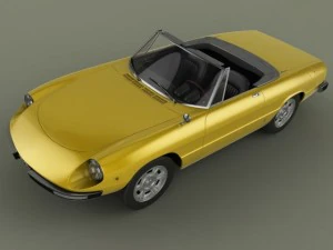 alfa romeo spider 3D Model