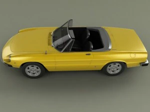 alfa romeo spider 3D Model