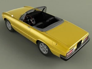 alfa romeo spider 3D Model