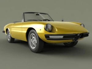 alfa romeo spider 3D Model