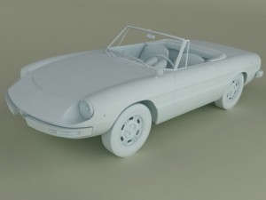 alfa romeo spider Modello 3D