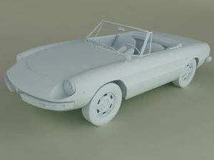alfa romeo spider 3D Model