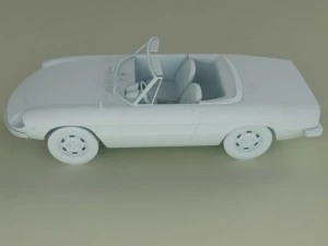 alfa romeo spider 3D Model