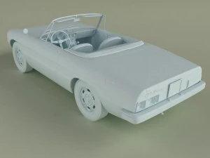 alfa romeo spider 3D Model