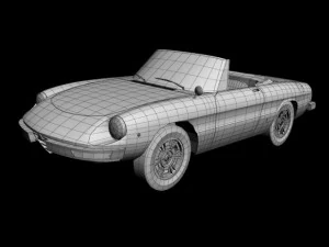 alfa romeo spider 3D Model