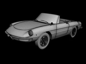 alfa romeo spider 3D Model