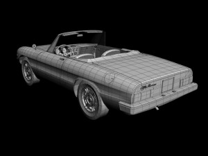 alfa romeo spider Modello 3D