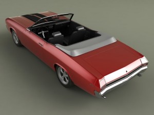 chevrolet chevelle convertible 3D Model