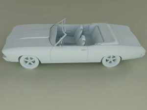 chevrolet chevelle convertible 3D Model